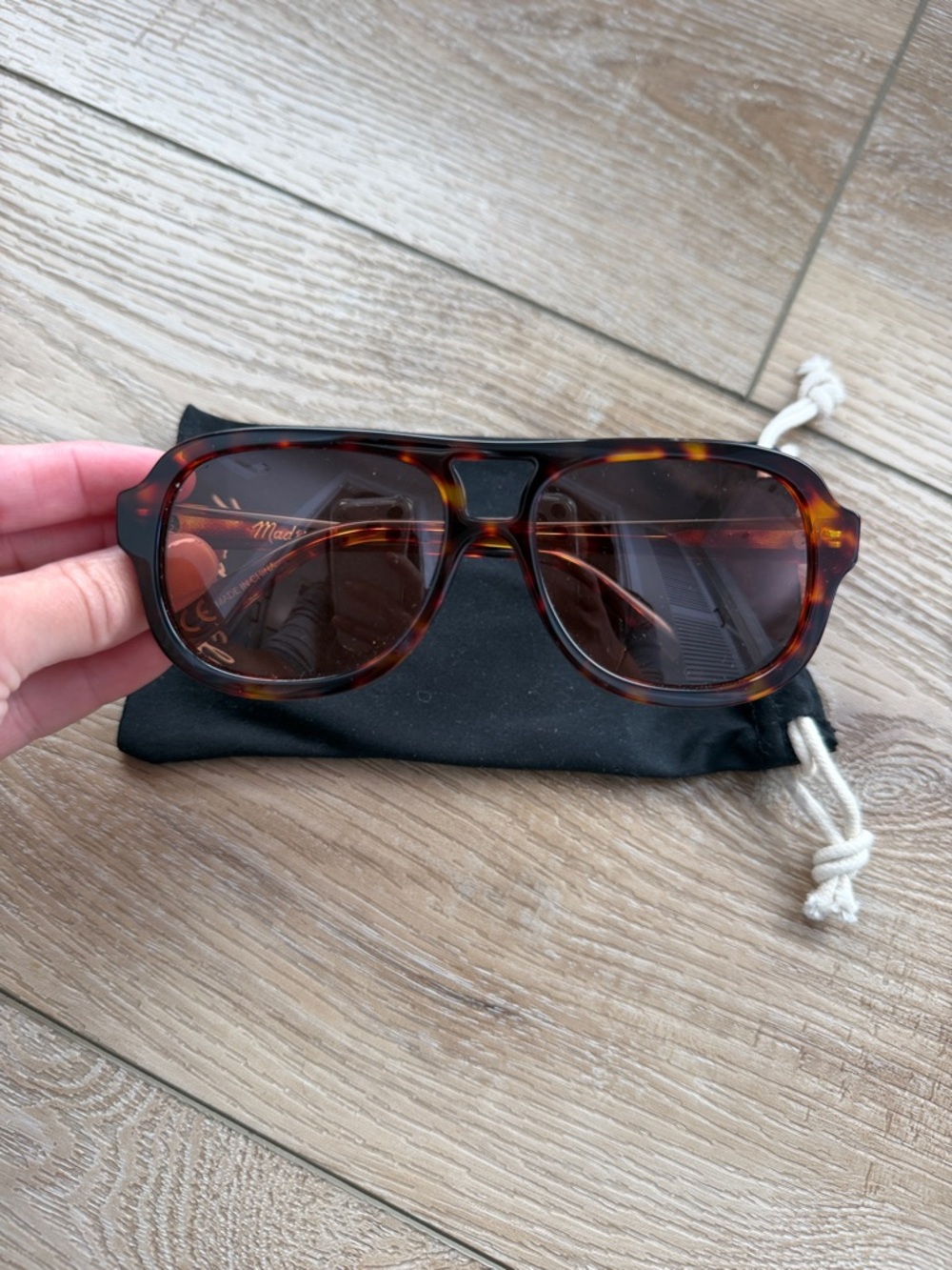 Madewell Tortoiseshell Brown Sunglasses